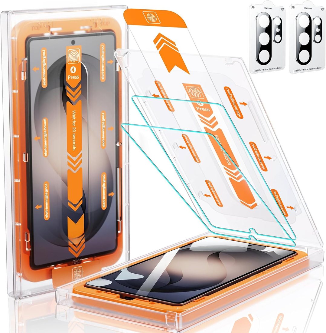 TOP 9H+ Glass + Lens Covers for Galaxy S26 Ultra — 2+2